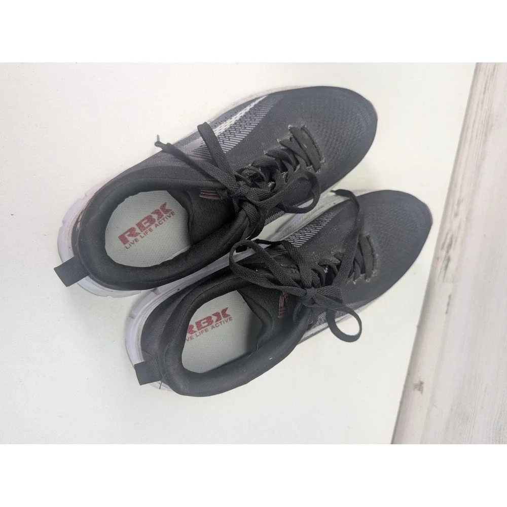 RBX Shoes Mens‎ Size 11.5 Black Athletic Running Cushioned Low Top Sneakers